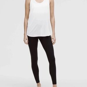Lululemon NWT Essential Tank Racerback PLEATED   * WHITE  Size 2